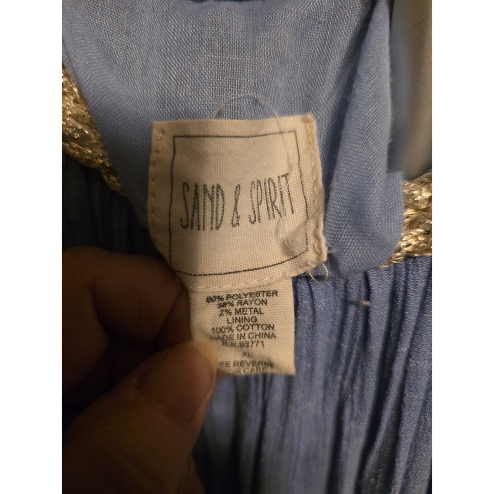 Sand And Spirit Lined Dress. Rounded Hem 22" PTP, 20" Shortest Length, 32"...